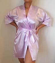 Load image into Gallery viewer, Persian Lilac-Essential Satin Robe
